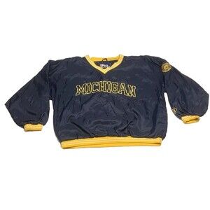 90's Vintage University Of Michigan Wolverines Pro Player Sweatshirt Sz XXL RARE